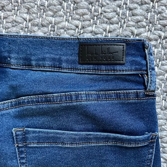 Nicole Miller Dark Blue Flare Jeans - Picture 5 of 6